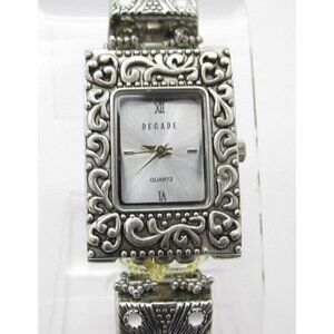 Women Decade Art Deco Quartz WR Analog 24mm Dial Causal Tank Style Watch (G358)